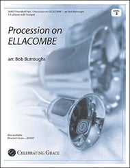 Procession on ELLACOMBE Handbell sheet music cover Thumbnail